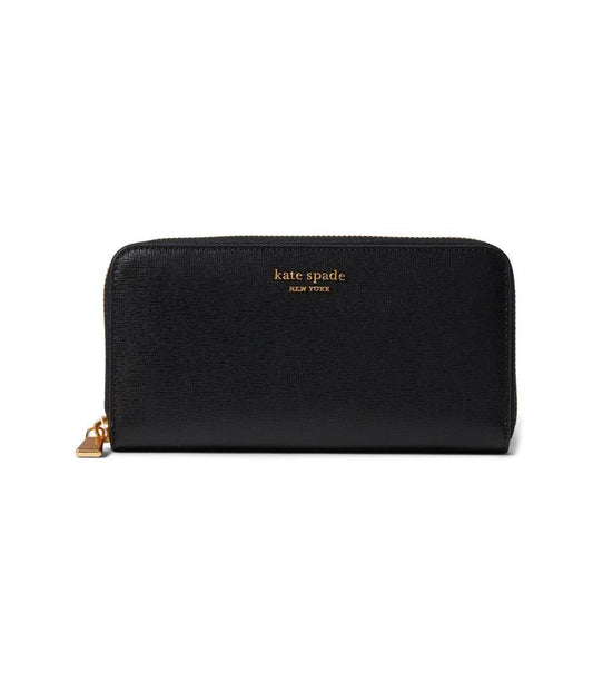 Morgan Saffiano Leather Zip Around Continental Wallet