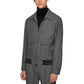 Men's Slim-Fit Micro-Check Jacket