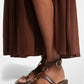 Dusty Ring Leather Sandal