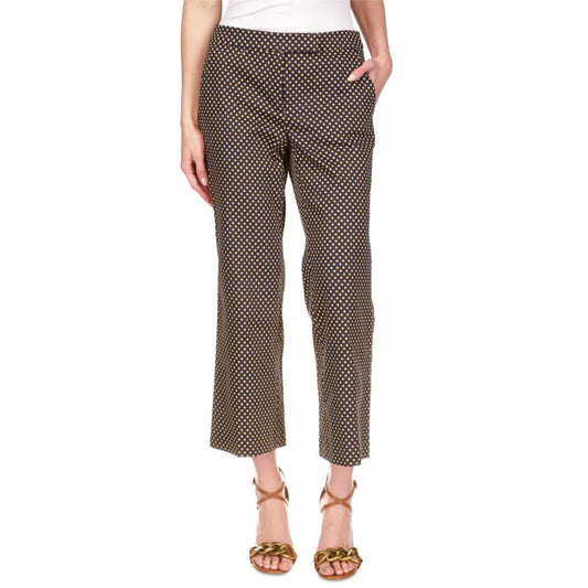 Women's Stud Print Flared Pants