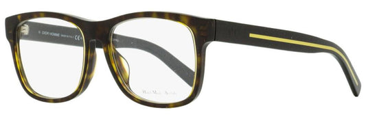 Dior Men's Homme Eyeglasses Black Tie 197F L1L Havana/Black 56mm