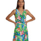 Floral Jersey Sleeveless Dress