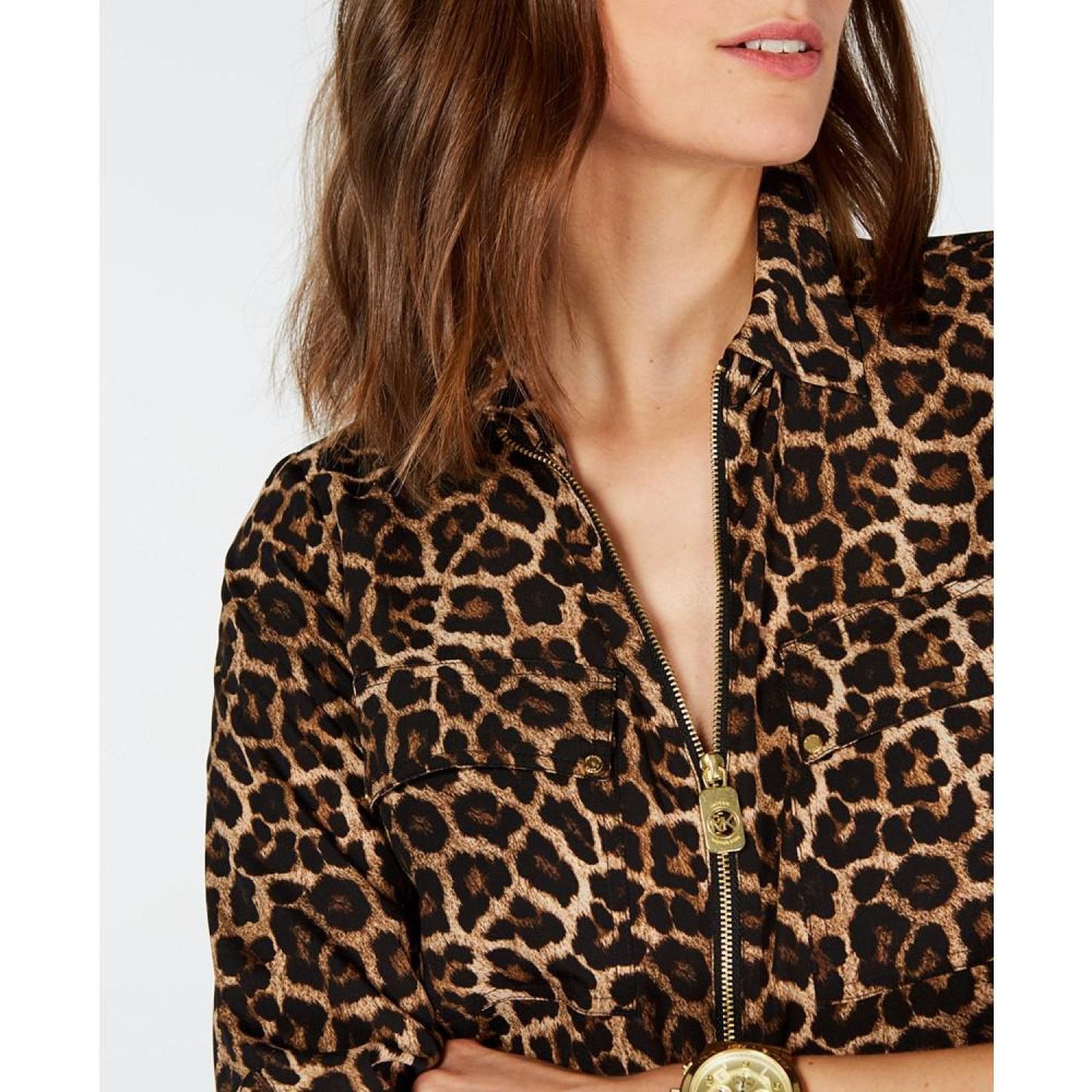 Women's Leopard-Print Top