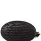 Michael Kors Woven Leather Minaudiere