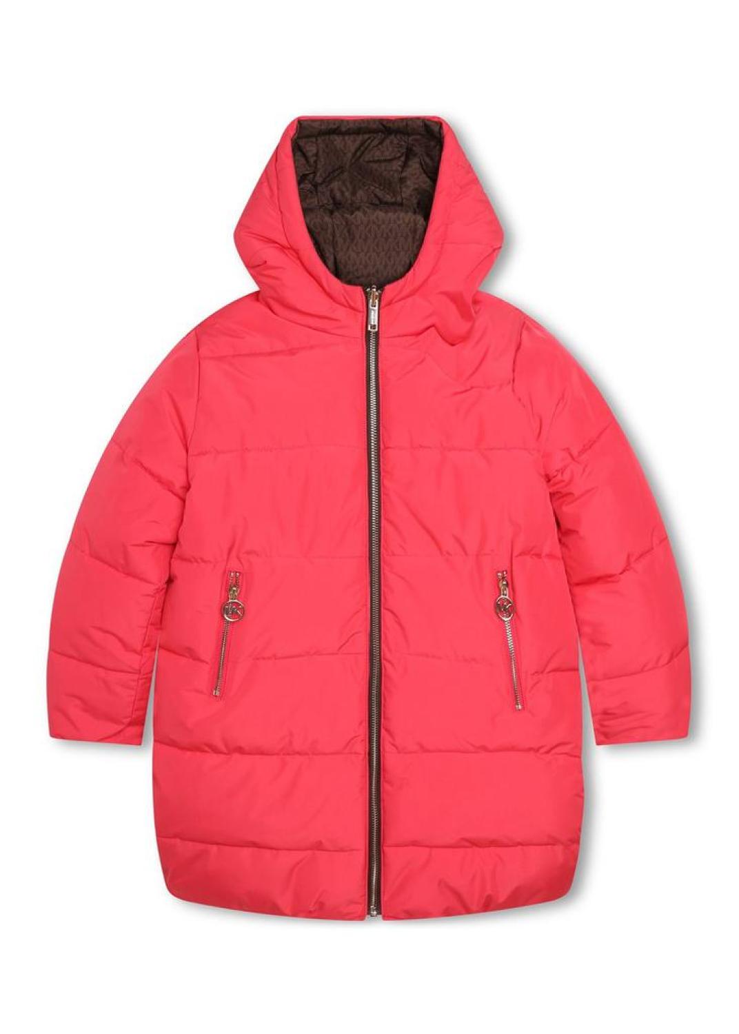 Michael Kors Kids Hooded Reversible Jacket