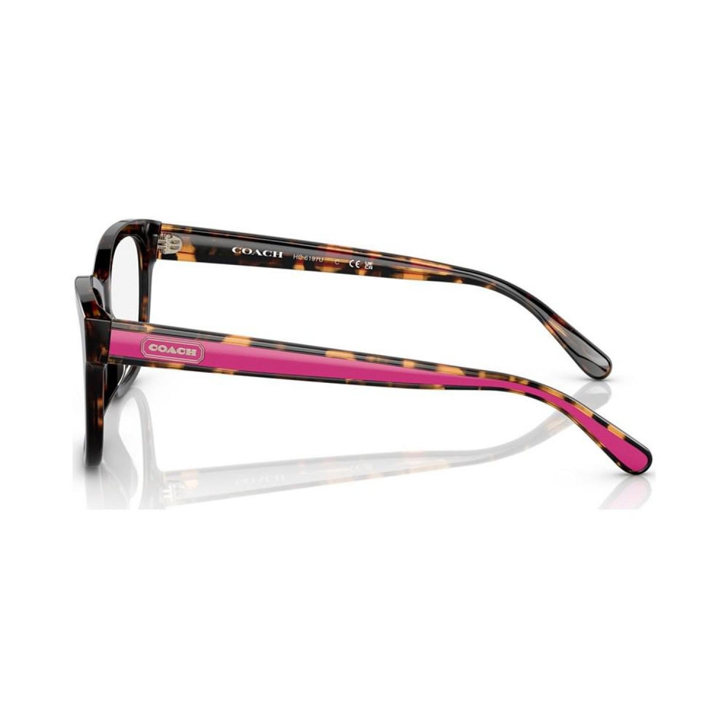 Women's Square Eyeglasses, HC6197U51-O