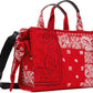 Red 'The Bandana' Medium Tote