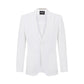Men's Slim-Fit Jacket in Linen with Peak Lapels