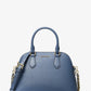 Veronica Medium Saffiano Leather Dome Satchel