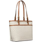 Logo Large Top Zip Pocket Tote