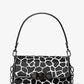 Parker Medium Animal Print Calf Hair Shoulder Bag