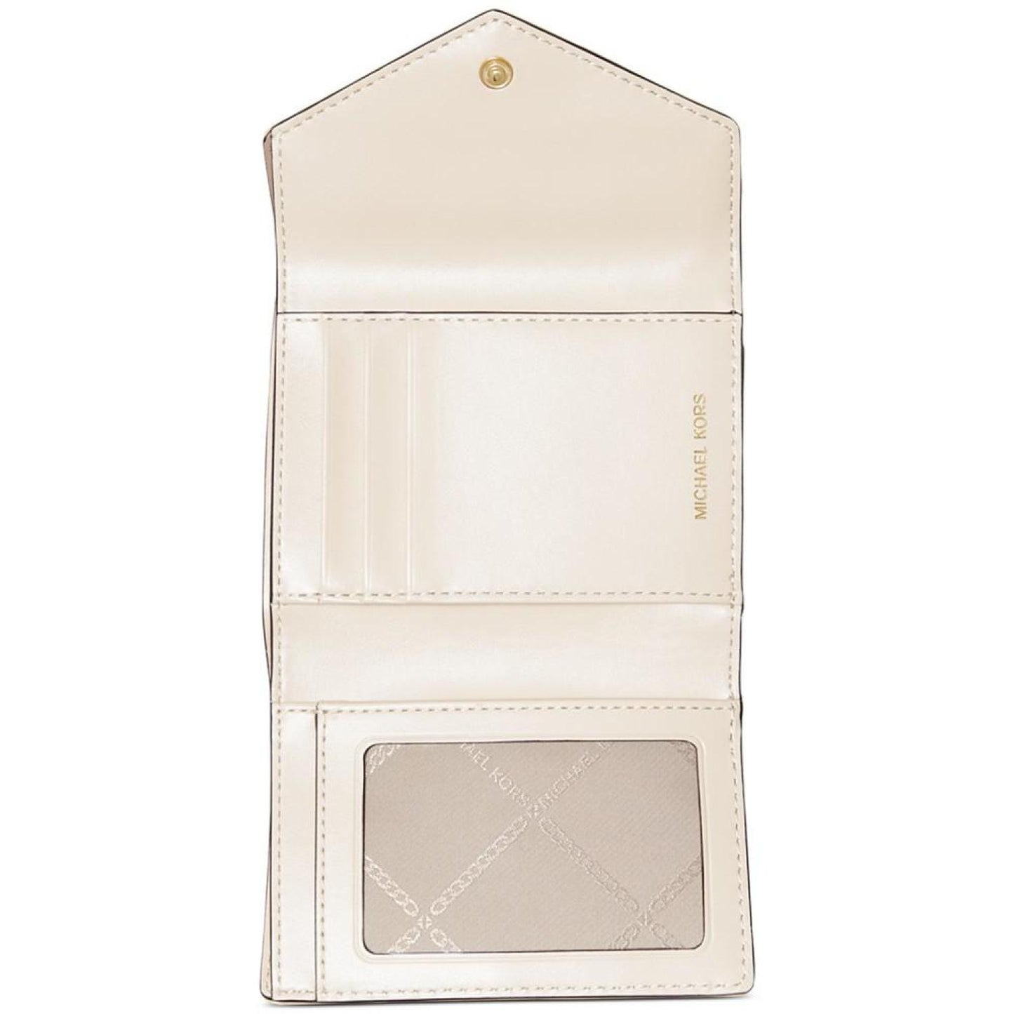 Jet Set Charm Leather Envelope Trifold Wallet