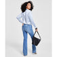 Petite Flared-Leg Sailor Jeans