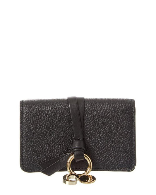 Chloé Alphabet Leather Card Holder