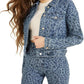 Doria Womens Denim Collared Denim Jacket
