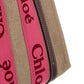 Chloé Woody Small Canvas & Leather Tote