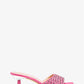 Amal Embellished Faux Suede Kitten Sandal