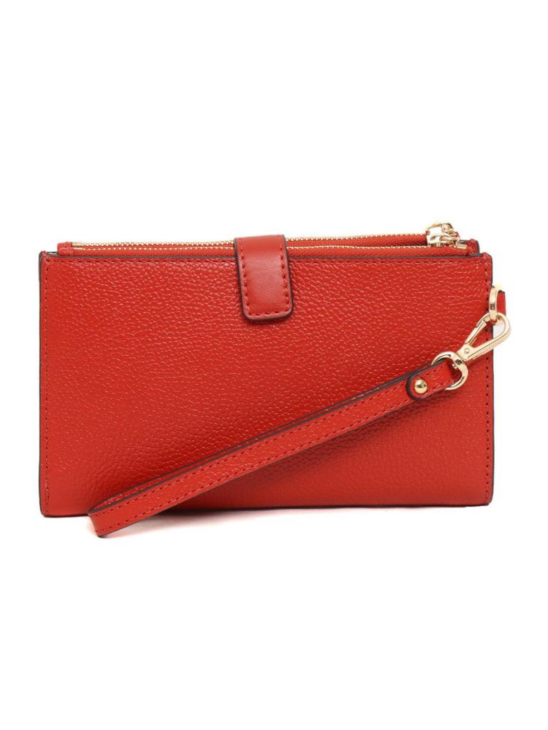 Michael Michael Kors Logo Plaque Zipped Wallet