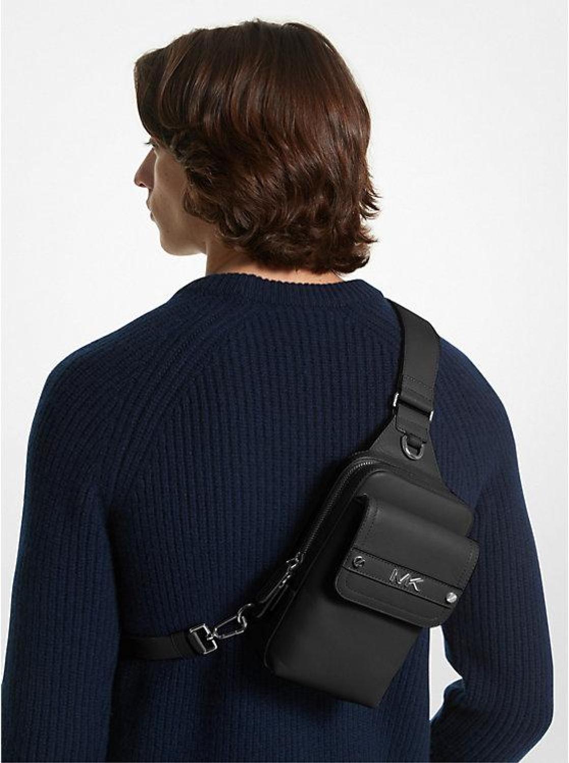 Varick Medium Leather Sling Pack