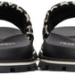 Black 'The Monogram' Slides