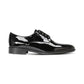Hugo Boss Men's Patent Leather Colby Printed Derby Dress Shoe