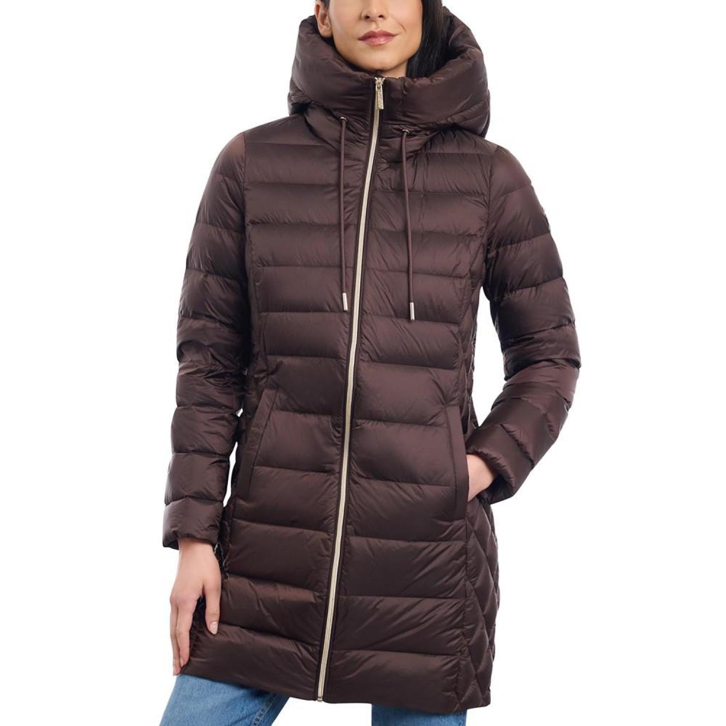 Women's Hooded Down Packable Puffer Coat, Created for Macy's