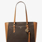 Sullivan Large Logo and Leather Tote Bag