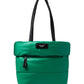 Puffed Puffy Fabric Small Tote