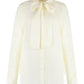 Michael Michael Kors Tie-Neck Buttoned Blouse