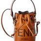 FENDI Mon Tresor Mini Leather Bucket Bag