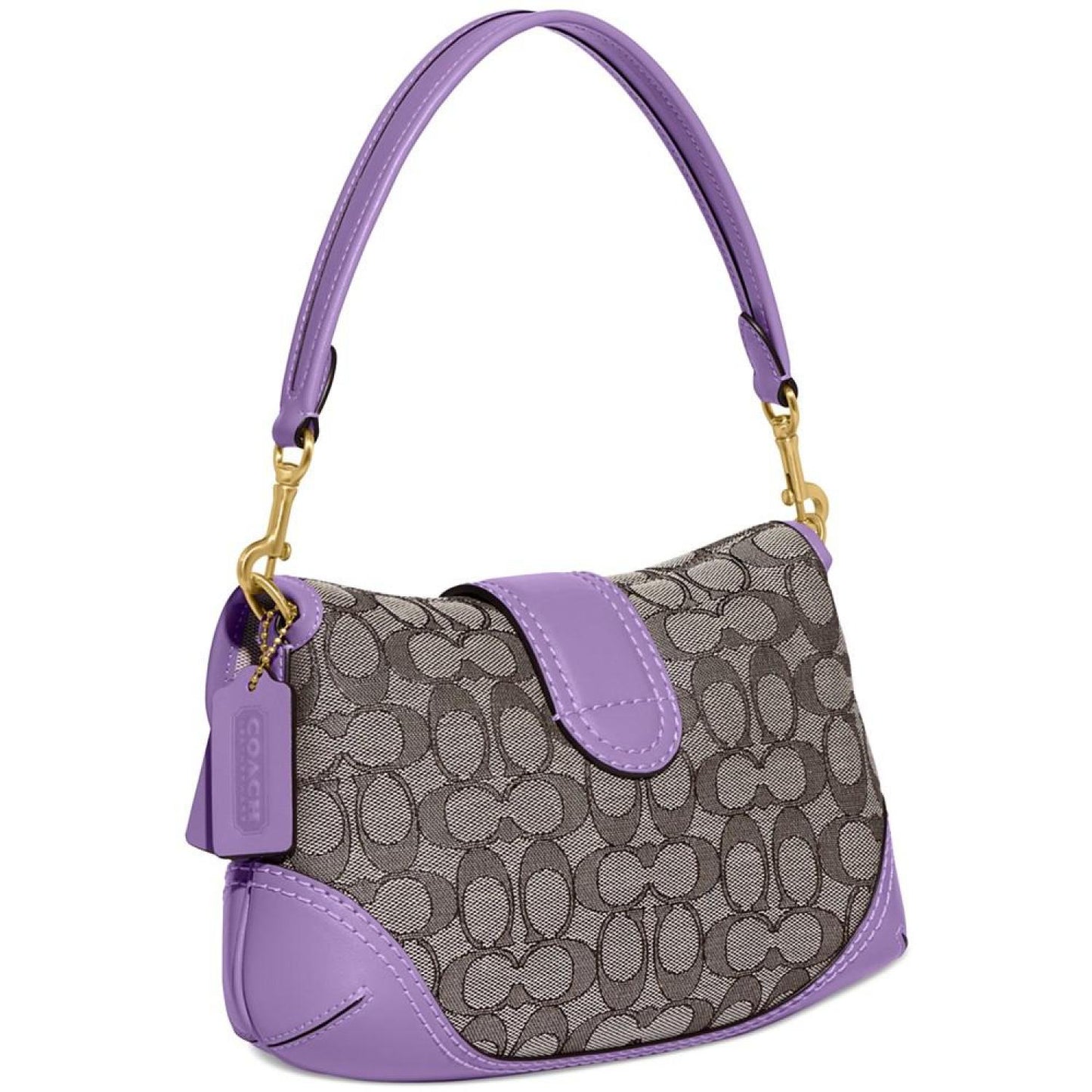 Soho Signature Jacquard Top Handle Shoulder Bag