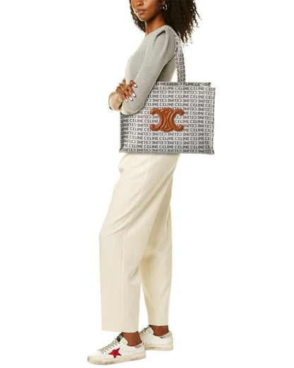 CELINE Cabas Thais Large Canvas Tote - Main Image