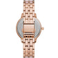 Women's Melissa Three-Hand Rose Gold-Tone Stainless Steel Bracelet Watch 36mm