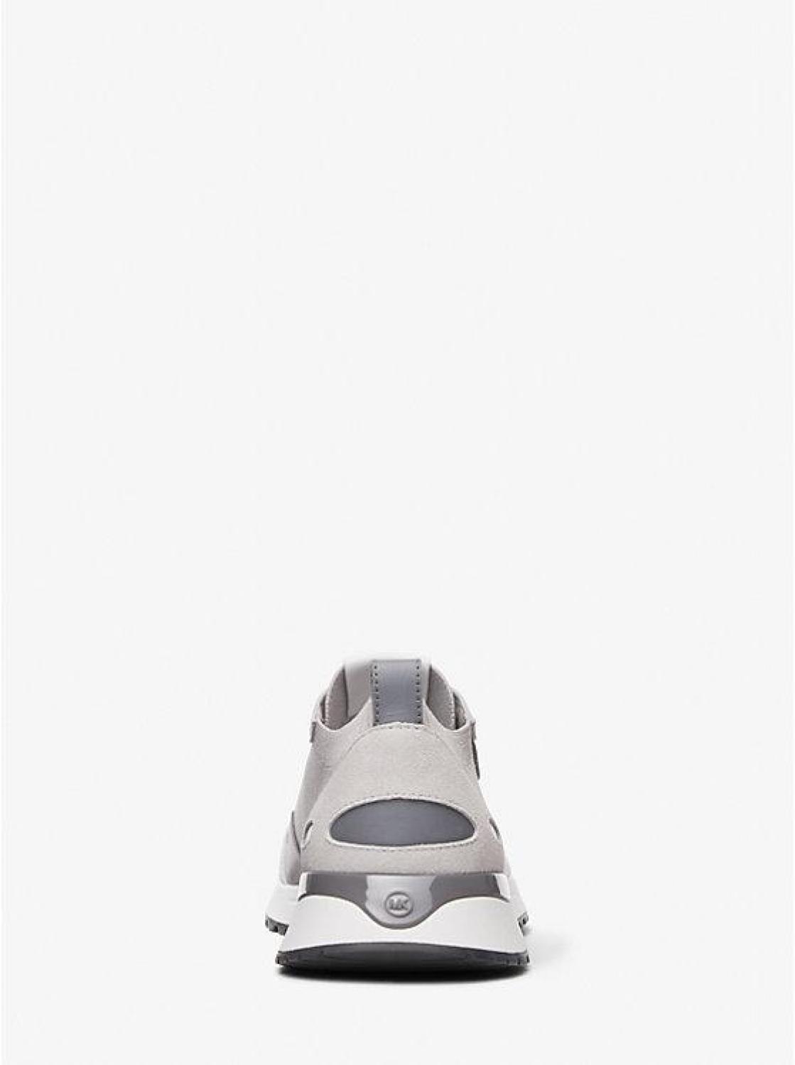 Miles Knit and Suede Trainer