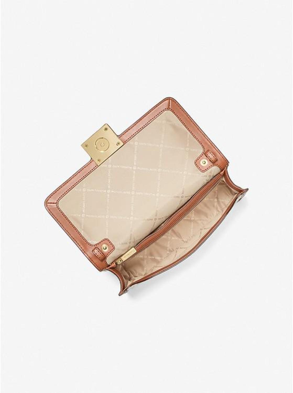 Sonia Medium Logo and Faux Leather Convertible Shoulder Bag