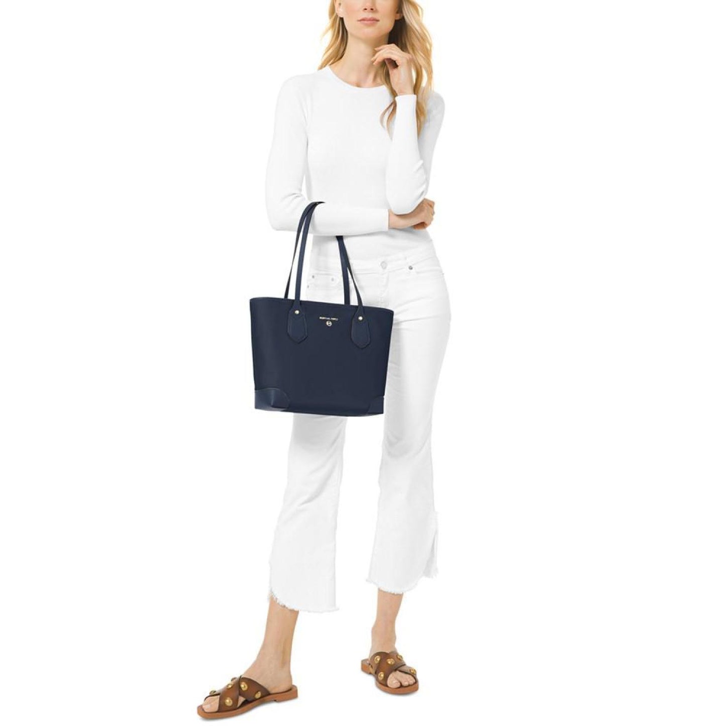 Eva Small Nylon Top Zip Tote