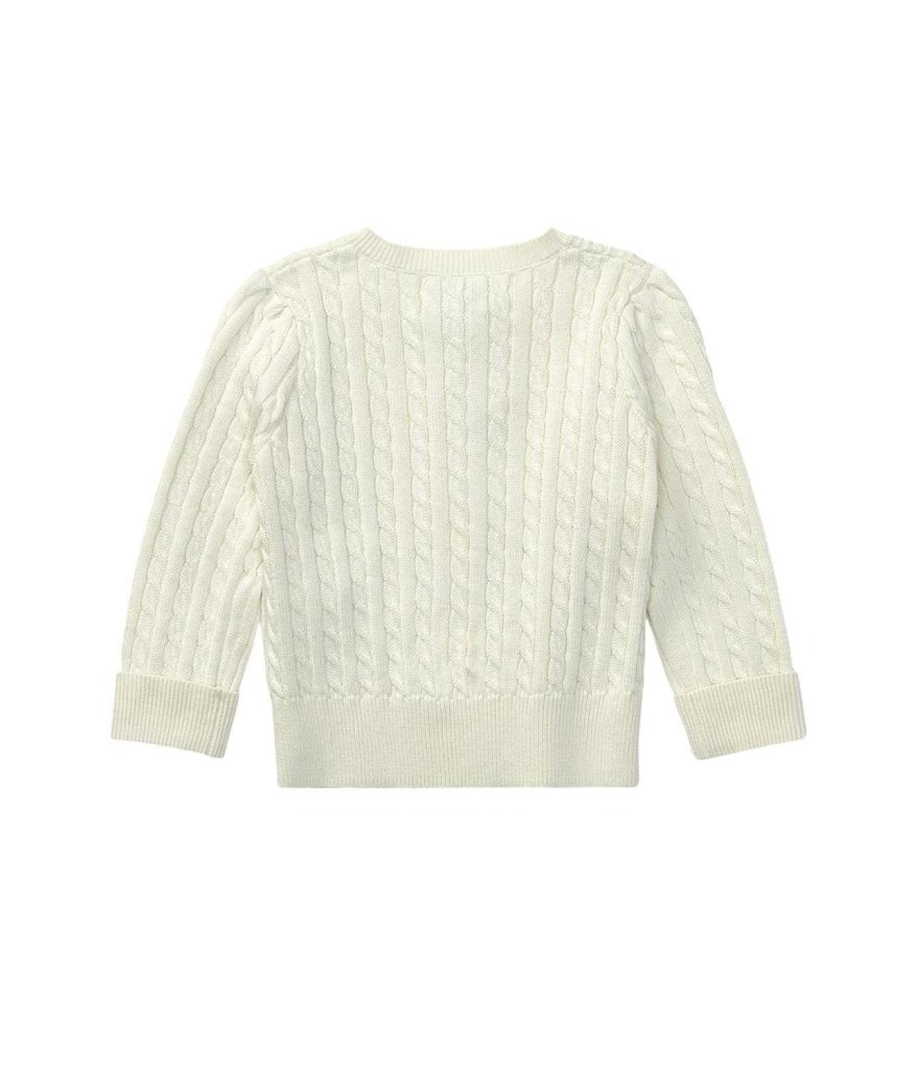 Cable-Knit Cotton Cardigan (Infant)