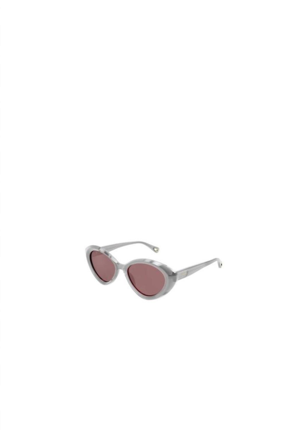 Cat Eye Sunglass In Grey Red