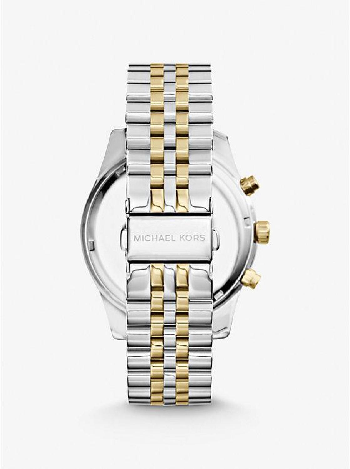 Oversized Lexington Two-Tone Watch