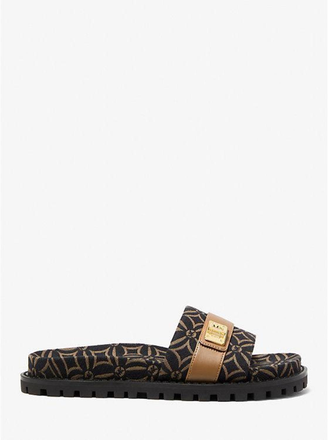Padma Logo Jacquard Slide Sandal