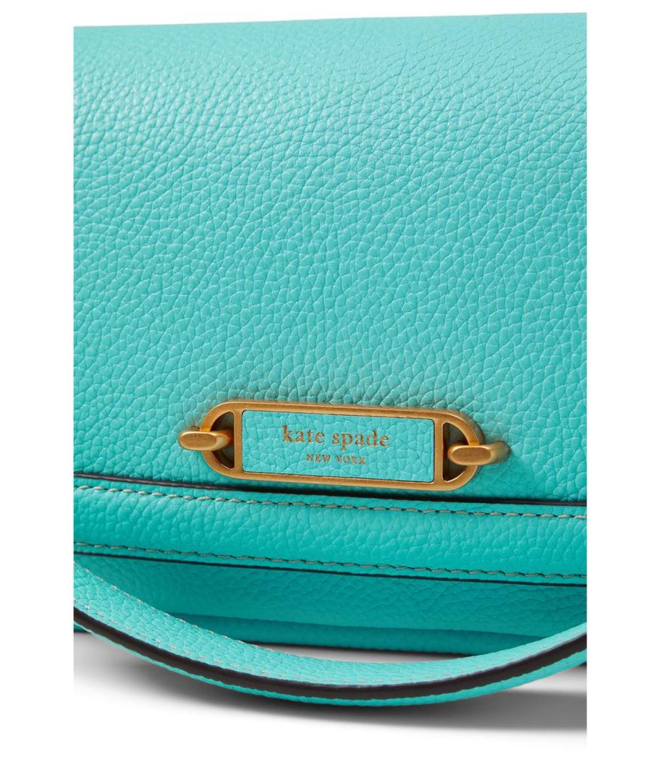 Gramercy Pebbled Leather Small Flap Shoulder Bag
