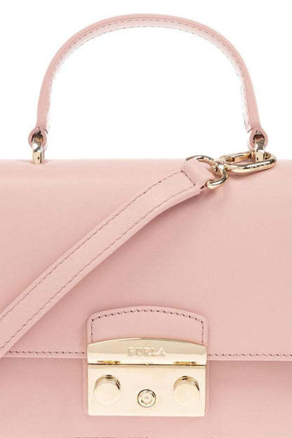 Furla Metropolis Push-Lock Detailed Mini Top Handle Bag