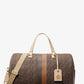 Grayson Extra-Large Empire Signature Logo Stripe Weekender Bag