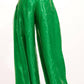 Belted Wide-Leg Pants In Poison Ivy