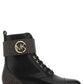 Michael Michael Kors Logo Plaque Combat Boots