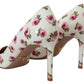Prada Leather Floral Heels Stilettos Women's Pumps