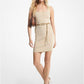 Metallic Ribbed Knit Tank Dress