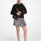 Ribbed Wool Blend Asymmetric Sweater