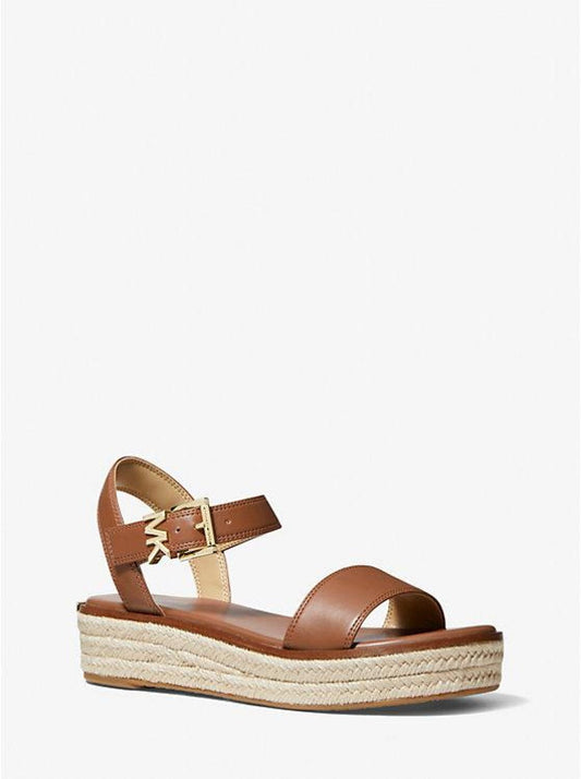 Richie Faux Leather Platform Espadrille Sandal