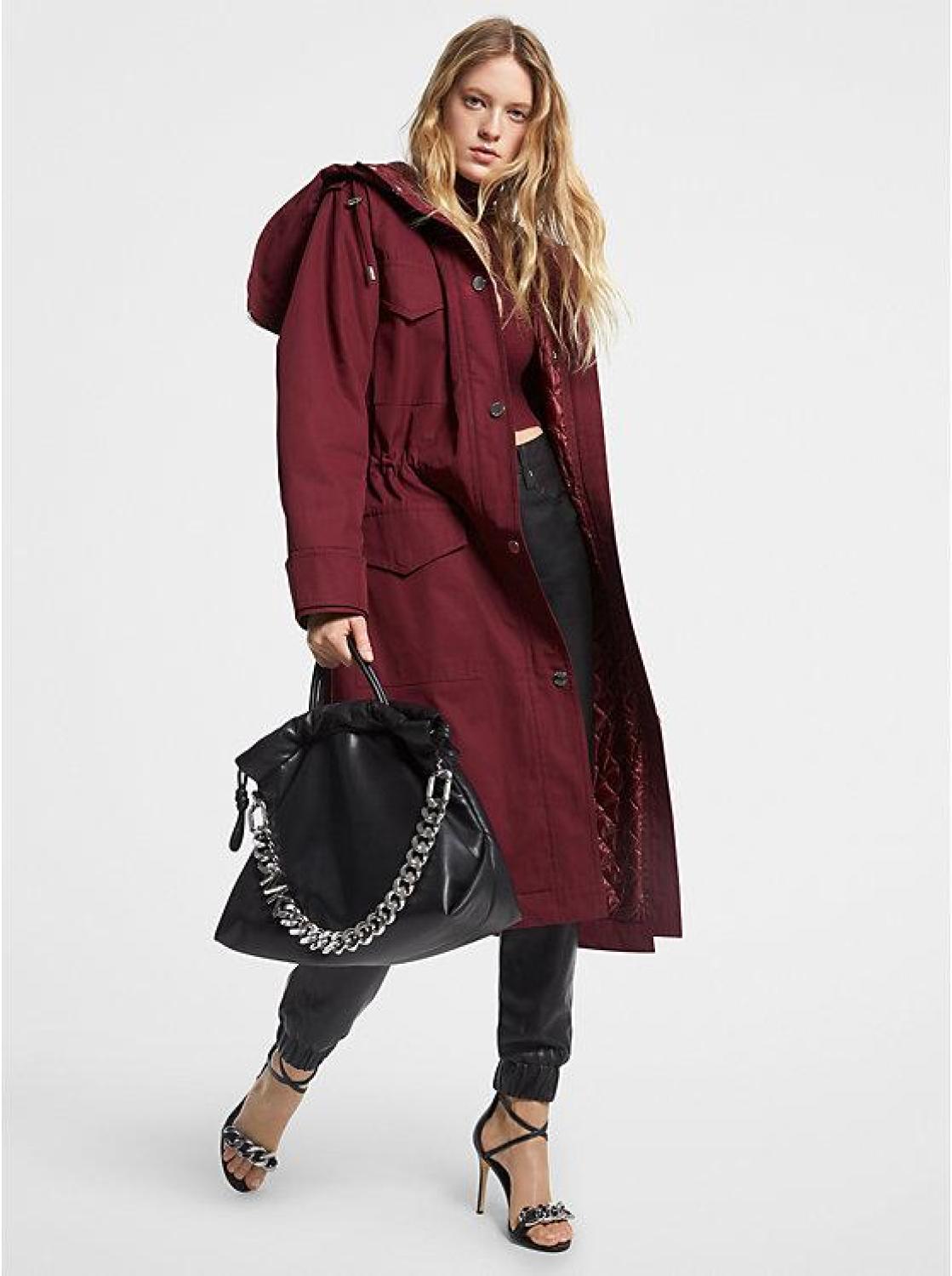 Water-Resistant Cotton Twill Parka